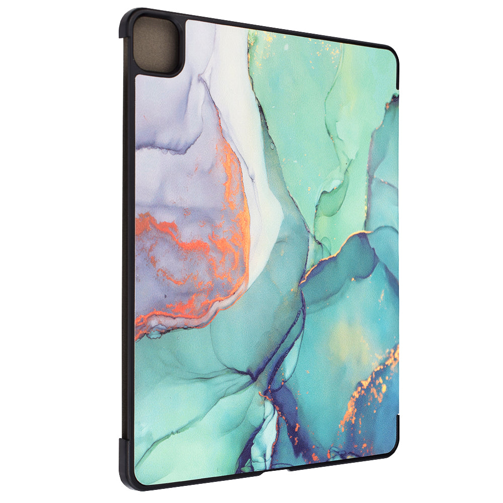 Deksel for Apple iPad Air 13 (2026) / Air 13 (2025) / Air 13 (2024), Techsuit, FoldPro Green Time, Flerfarget