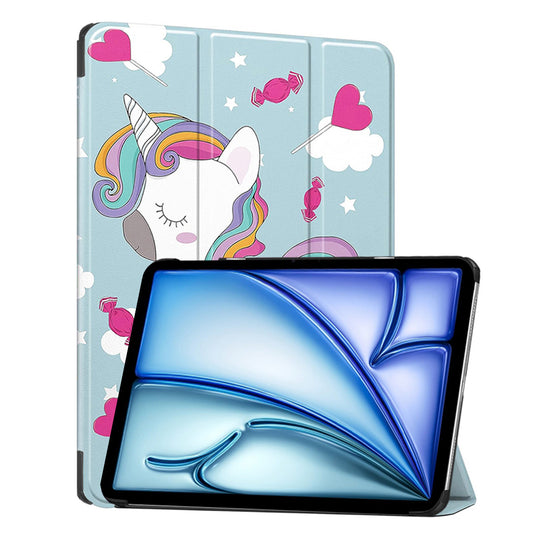 Deksel for Apple iPad Air 13 (2026) / Air 13 (2025) / Air 13 (2024), Techsuit, FoldPro Unicorn, Flerfarget