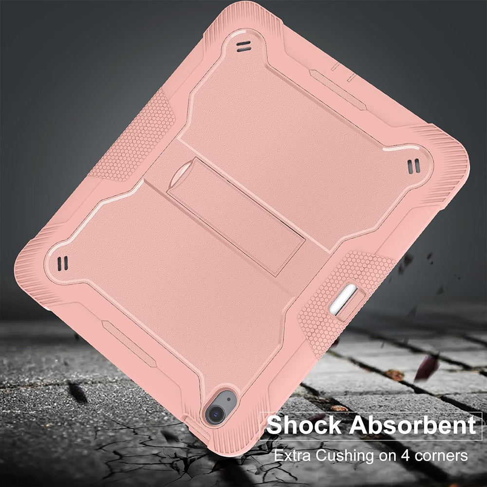 Deksel for Apple iPad Air 13 (2026) / Air 13 (2025) / Air 13 (2024), Techsuit, Rugged TabShell, svart