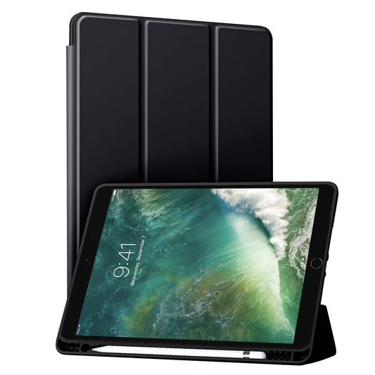 Deksel for Apple iPad Air (2019) / Pro 10.5 (2017), Techsuit, Flex Trifold, Svart