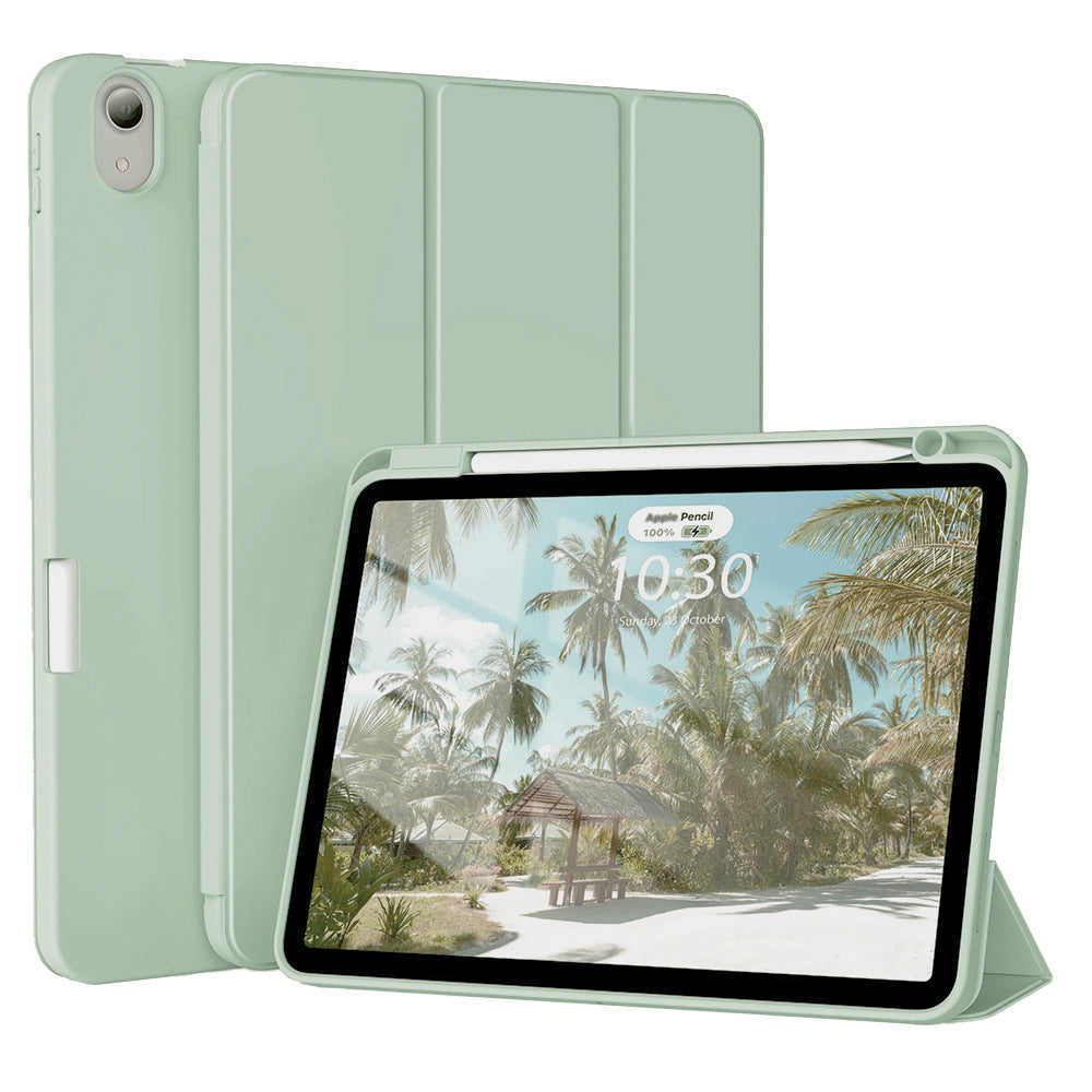 Deksel for Apple iPad Air (2022) / Air (2020), Techsuit, Flex Trifold, Matcha grønn