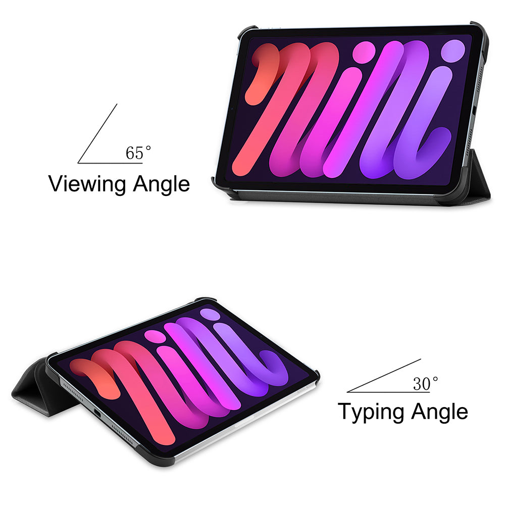 Deksel for Apple iPad mini (2024) / mini (2021), Techsuit, FoldPro, Svart
