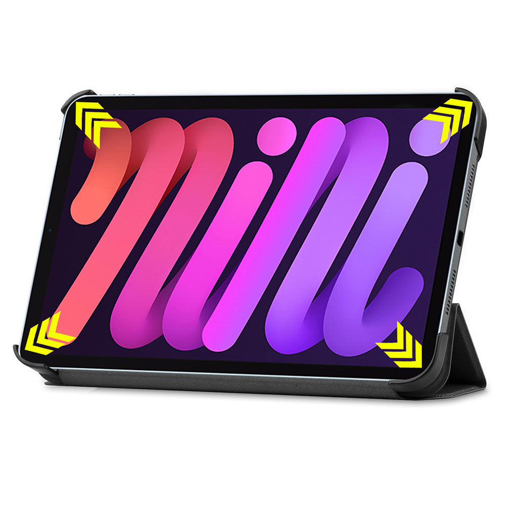 Deksel for Apple iPad mini (2024) / mini (2021), Techsuit, FoldPro, Svart