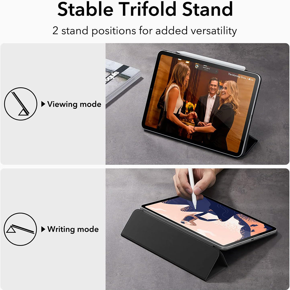 Deksel for Apple iPad Pro 11 (2022) / Pro 11 (2021) / Pro 11 (2020) / Pro 11 (2018), ESR, Rebound, Svart