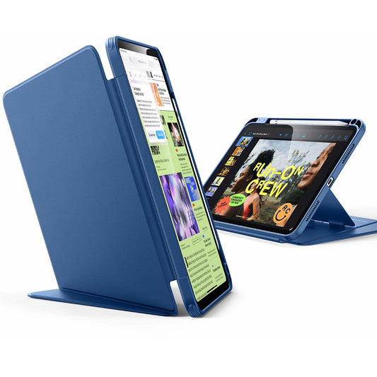 Deksel for Apple iPad Pro 11 (2024), ESR, Flip Hybrid med pennholder, Blå