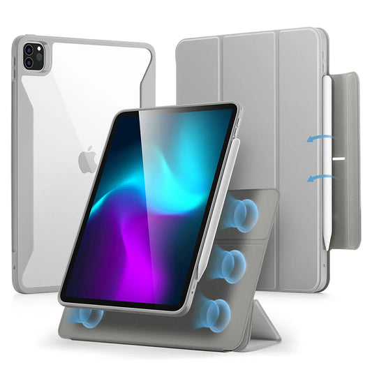 Deksel for Apple iPad Pro 11 (2024), ESR, Rebound Hybrid, Grå