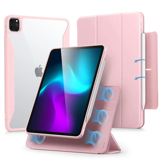 Deksel for Apple iPad Pro 11 (2024), ESR, Rebound Hybrid, Rosa