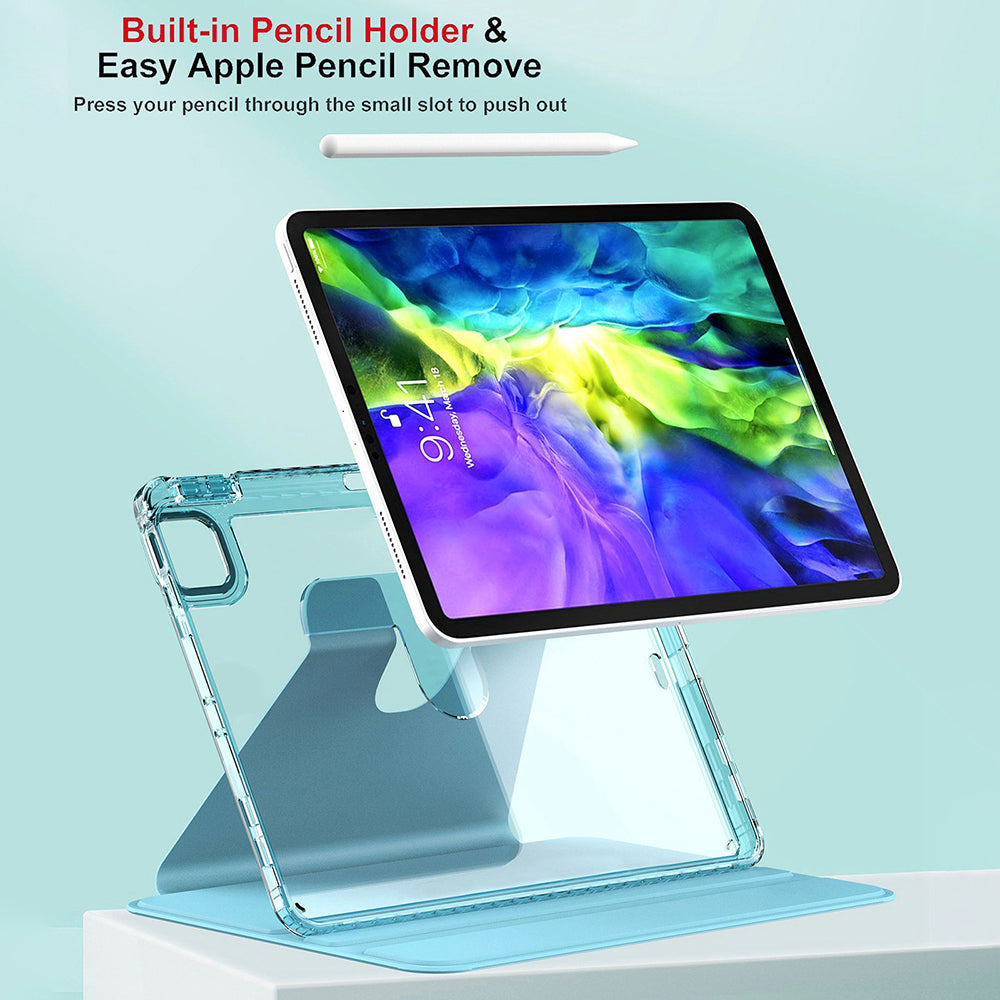 Deksel for Apple iPad Pro 11 (2024), Techsuit, Crystal Vision, Svart