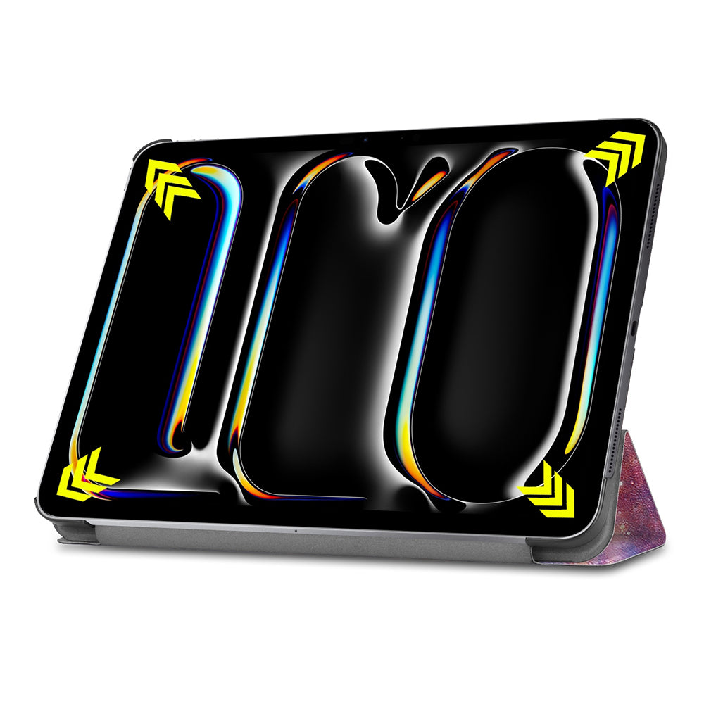 Deksel for Apple iPad Pro 11 (2024), Techsuit, FoldPro Galaxy, Flerfarget