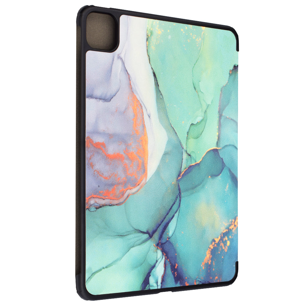 Deksel for Apple iPad Pro 11 (2024), Techsuit, FoldPro Green Time, Flerfarget