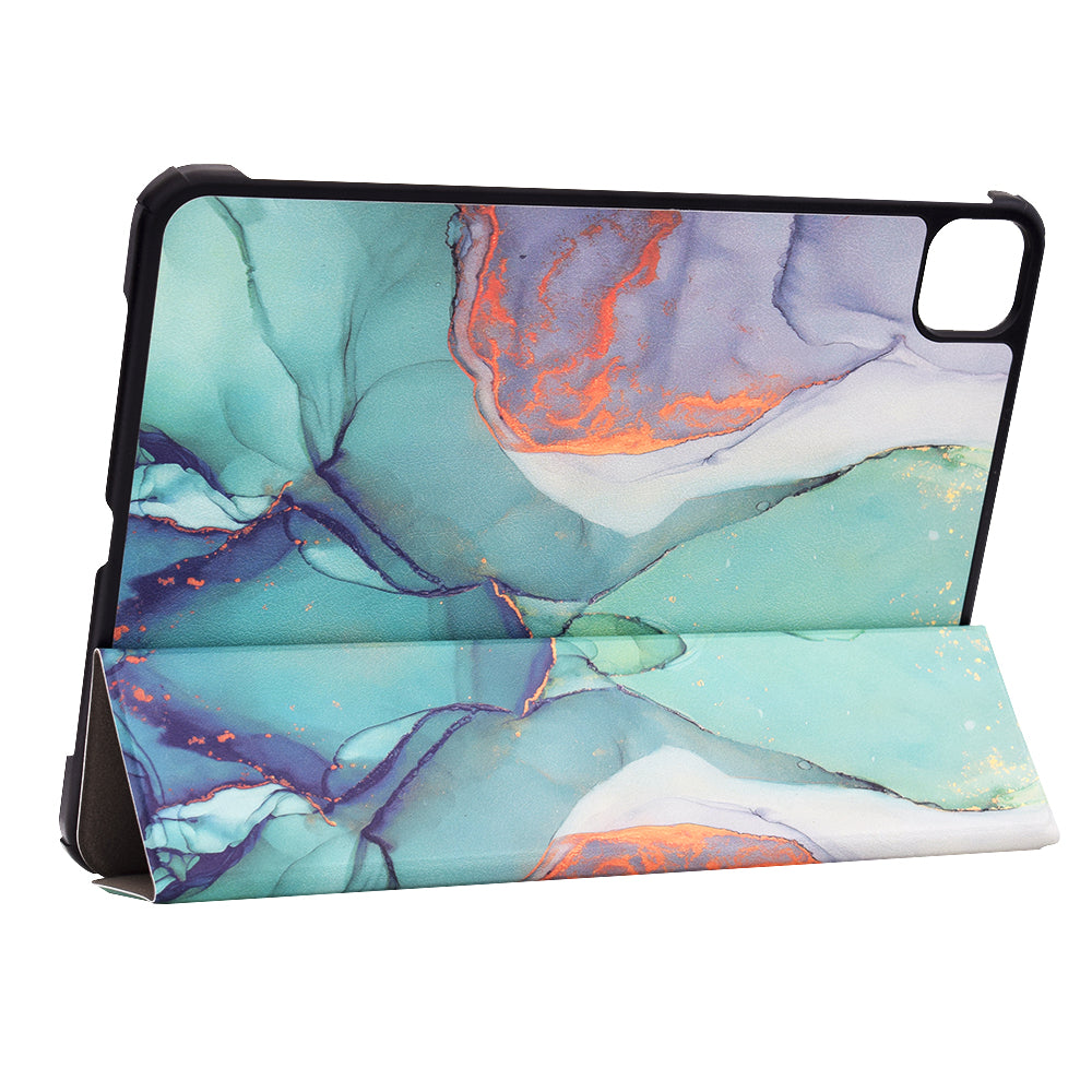 Deksel for Apple iPad Pro 11 (2024), Techsuit, FoldPro Green Time, Flerfarget