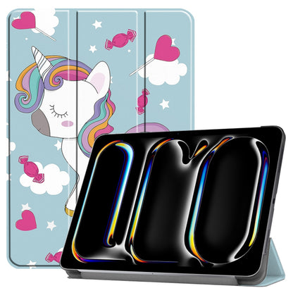 Deksel for Apple iPad Pro 11 (2024), Techsuit, FoldPro Unicorn, Flerfarget