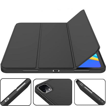 Deksel for Apple iPad Pro 12.9 (2022) / Pro 12.9 (2021) / Pro 12.9 (2020) / Pro 12.9 (2018), Techsuit, Flex Trifold, Blå