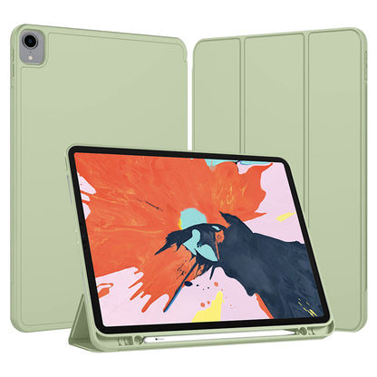 Deksel for Apple iPad Pro 12.9 (2022) / Pro 12.9 (2021) / Pro 12.9 (2020) / Pro 12.9 (2018), Techsuit, Flex Trifold, Matcha grønn