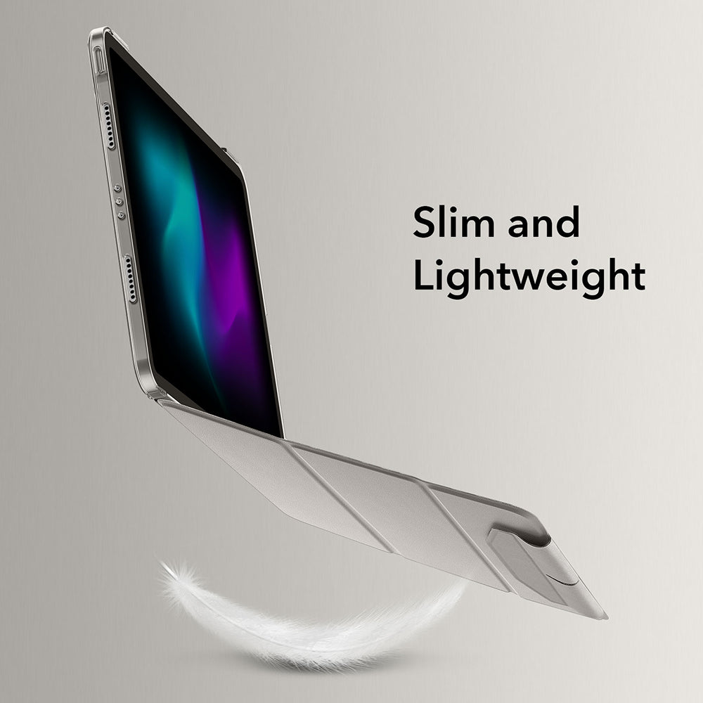 Deksel for Apple iPad Pro 13 (2024), ESR, Ascend Trifold, Grå