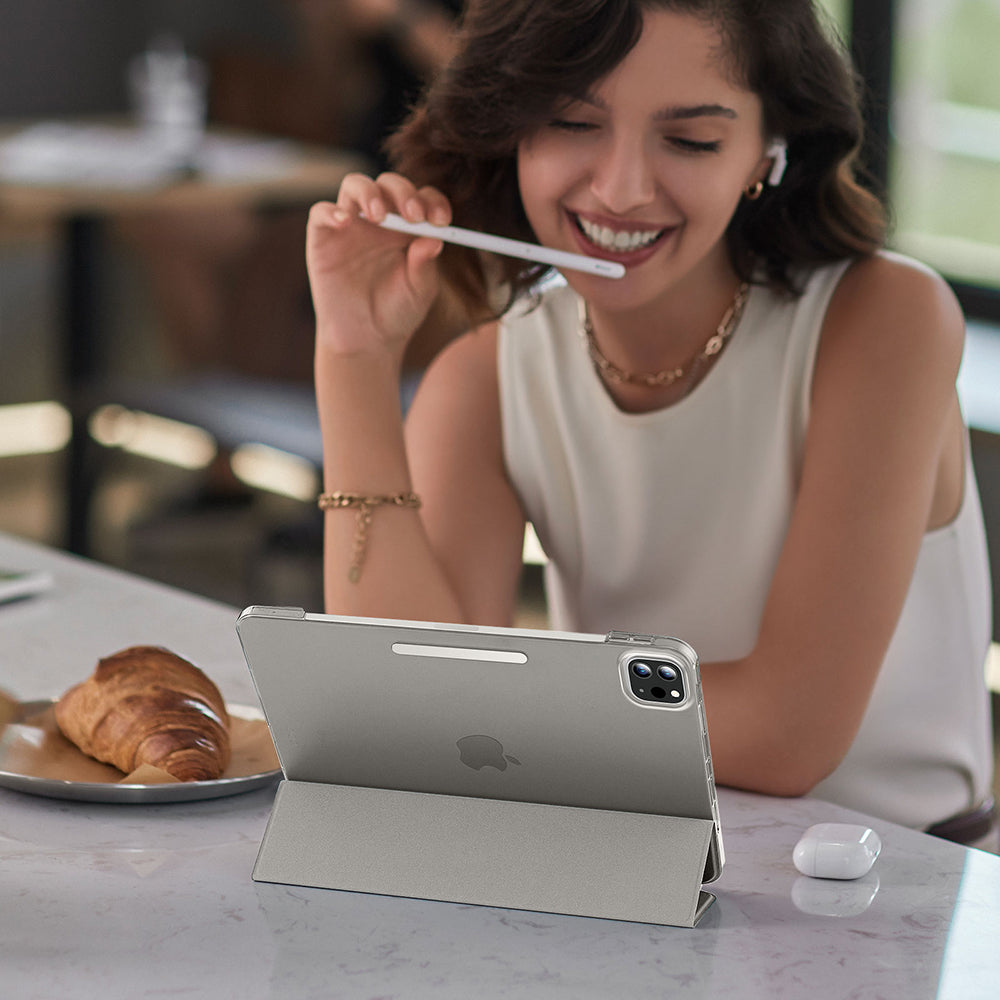Deksel for Apple iPad Pro 13 (2024), ESR, Ascend Trifold, Grå