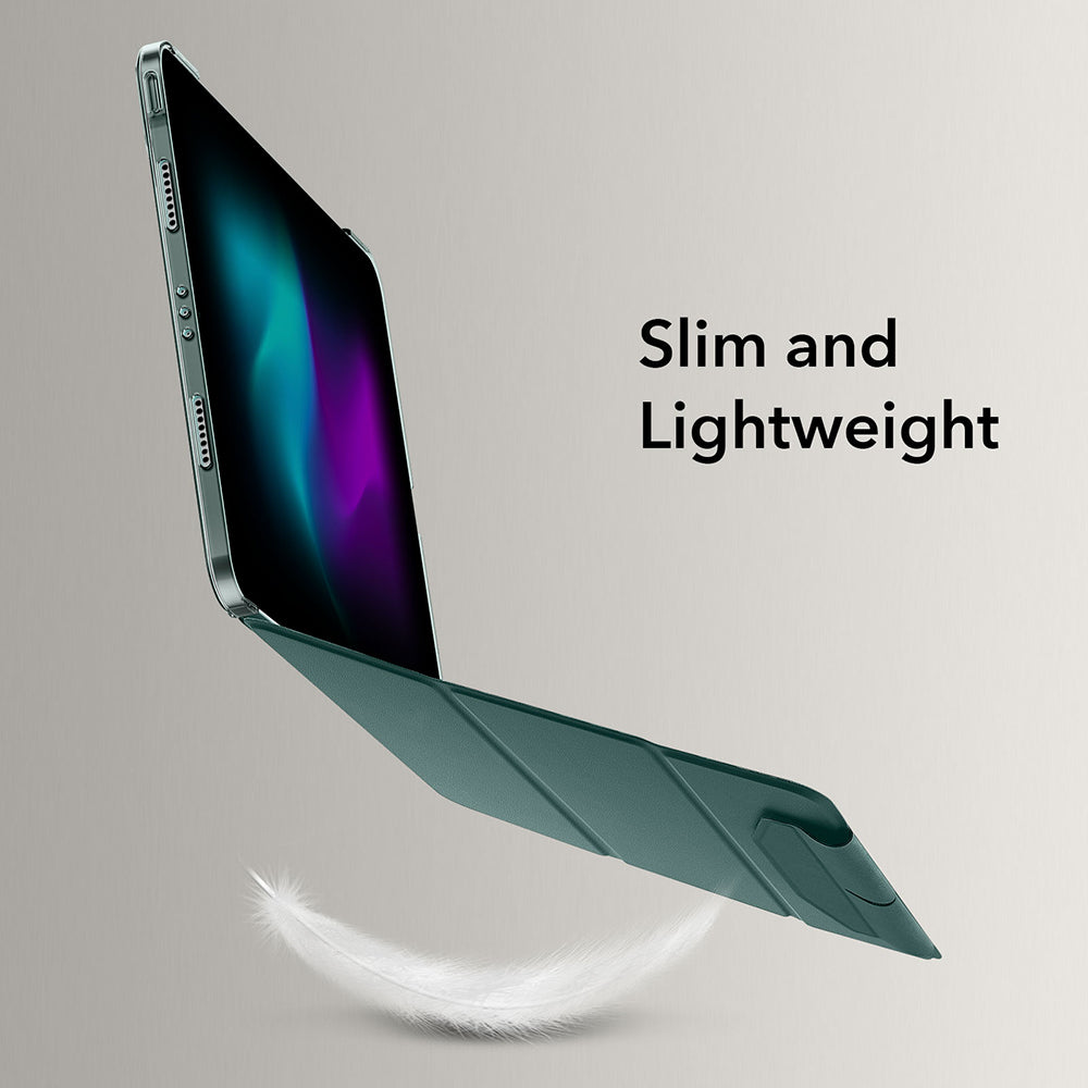 Deksel for Apple iPad Pro 13 (2024), ESR, Ascend Trifold, Satenggrønn