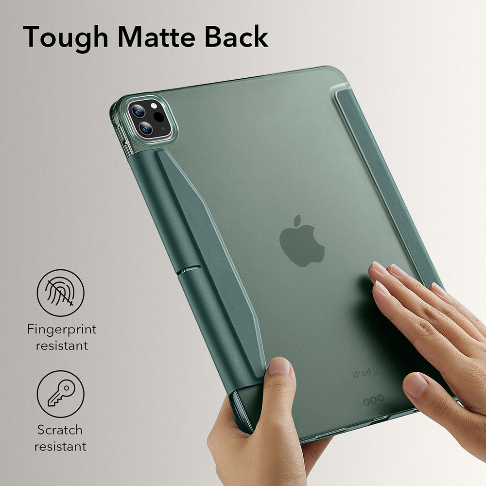 Deksel for Apple iPad Pro 13 (2024), ESR, Ascend Trifold, Satenggrønn