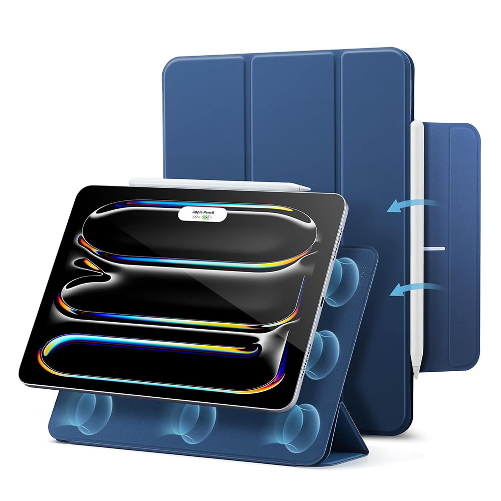 Deksel for Apple iPad Pro 13 (2024), ESR, Rebound, Marineblå