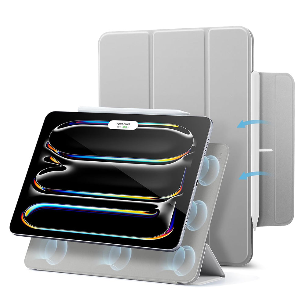 Deksel for Apple iPad Pro 13 (2024), ESR, Rebound, Grå