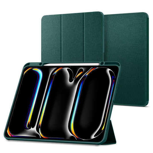 Deksel for Apple iPad Pro 13 (2024), Spigen, Urban Fit, Grønn ACS07763