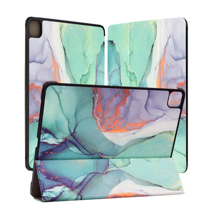 Deksel for Apple iPad Pro 13 (2024), Techsuit, FoldPro Green Time, Flerfarget