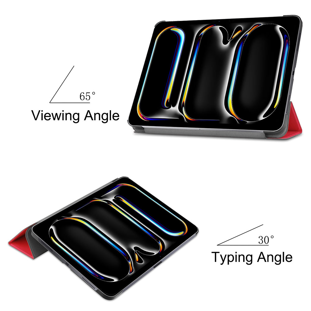 Deksel for Apple iPad Pro 13 (2024), Techsuit, FoldPro, Rød