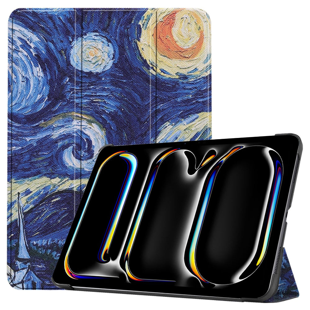 Deksel for Apple iPad Pro 13 (2024), Techsuit, FoldPro Starry Night, Flerfarget