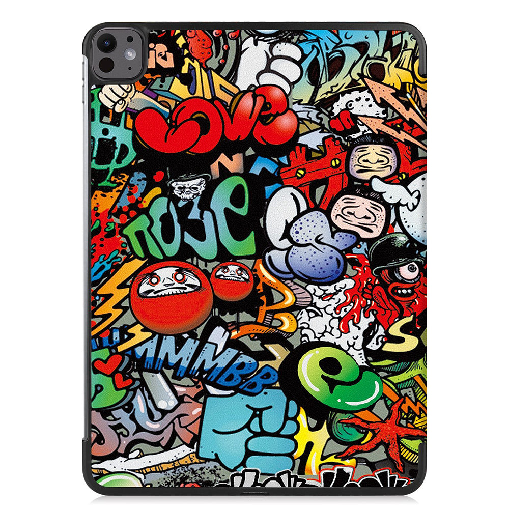 Deksel for Apple iPad Pro 13 (2024), Techsuit, FoldPro Urban Vibe, Flerfarget
