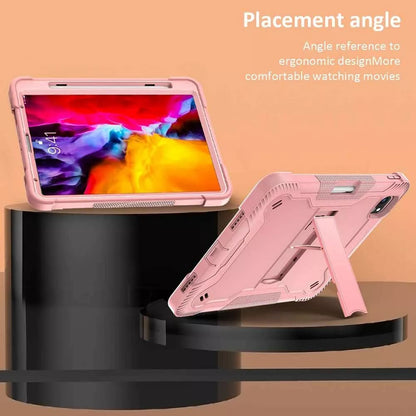 Deksel for Apple iPad Pro 13 (2024), Techsuit, Rugged TabShell, Rosa