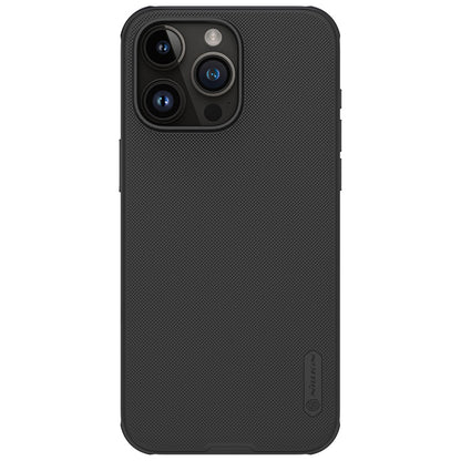 Etui til Apple iPhone 16, Nillkin, Super Frosted Shield Pro, svart 