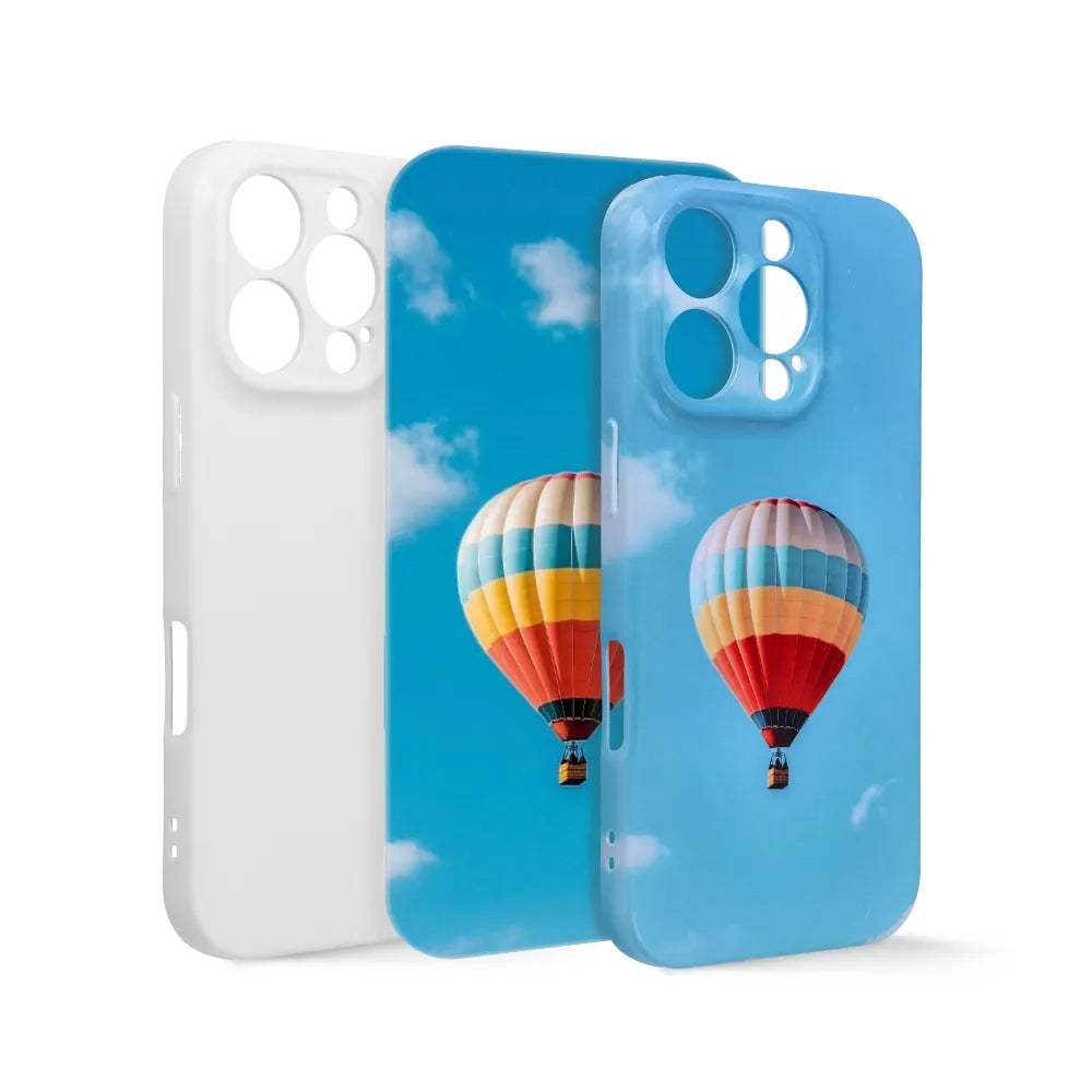 Deksel for sublimering Apple iPhone 16, OEM, mykt, hvitt