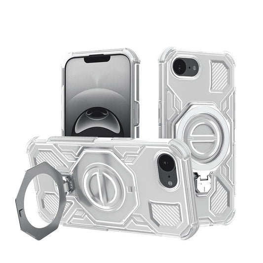 Deksel for Apple iPhone 17e / 16e, Techsuit, Carbon Shield Pro, Hvit