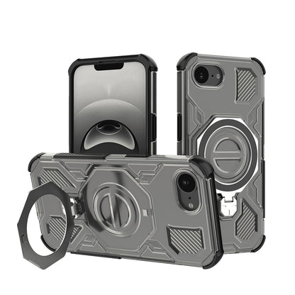 Deksel for Apple iPhone 17e / 16e, Techsuit, Carbon Shield Pro, Røykfarget