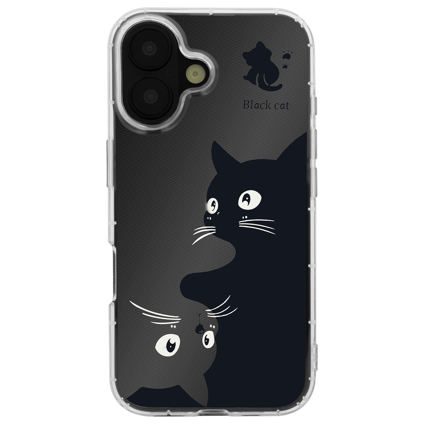 Deksel for Apple iPhone 17, OEM, Ultra Trendy Cat, Svart