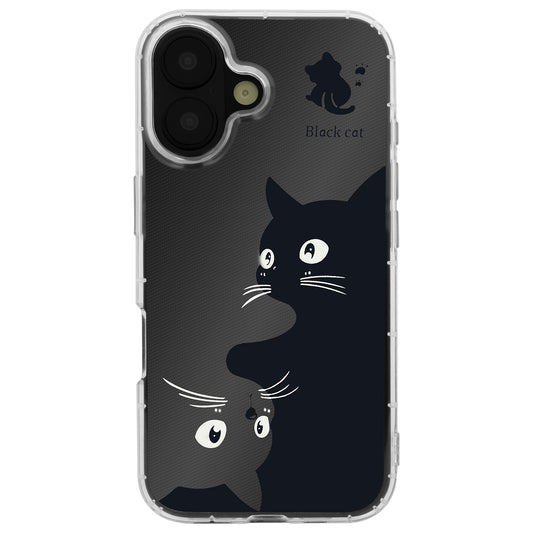 Deksel for Apple iPhone 17, OEM, Ultra Trendy Cat, Svart