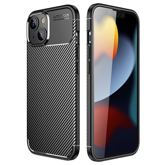 Deksel for Apple iPhone 17, OEM, Carbon Enviro, Svart