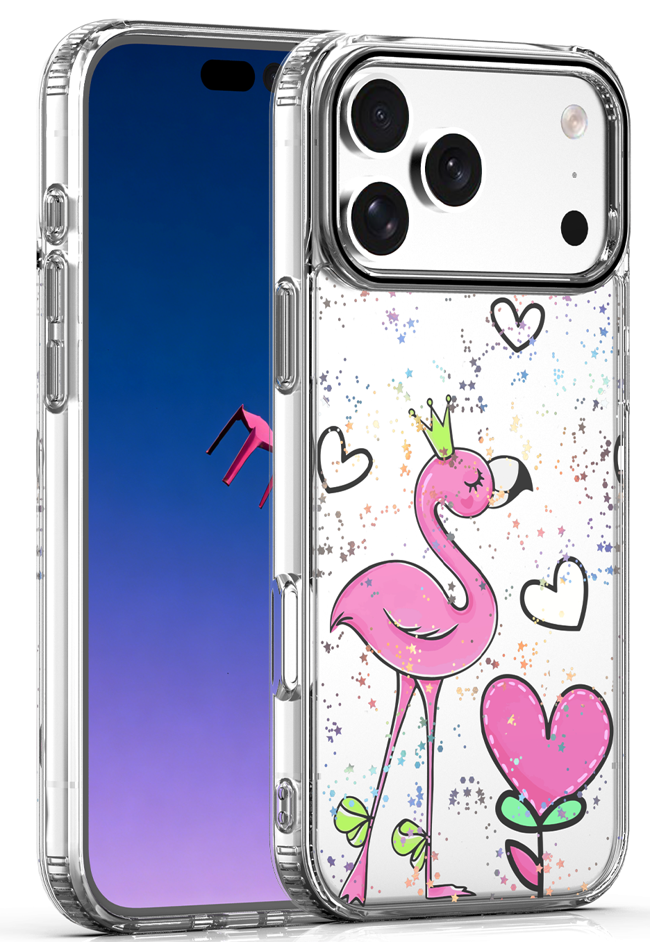 Deksel for Apple iPhone 17 Pro Max, OEM, Ultra Trendy Love 2, Flerfarget