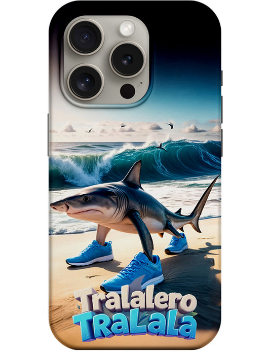 Deksel for Apple iPhone 14 Pro, Perfect Case, Italian Brainrot Tralalero TraLaLa, Flerfarget