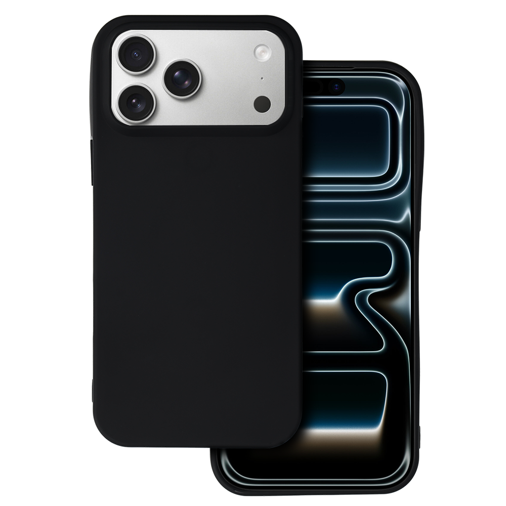 Deksel for Apple iPhone 17 Pro Max, OEM, Matt, Svart