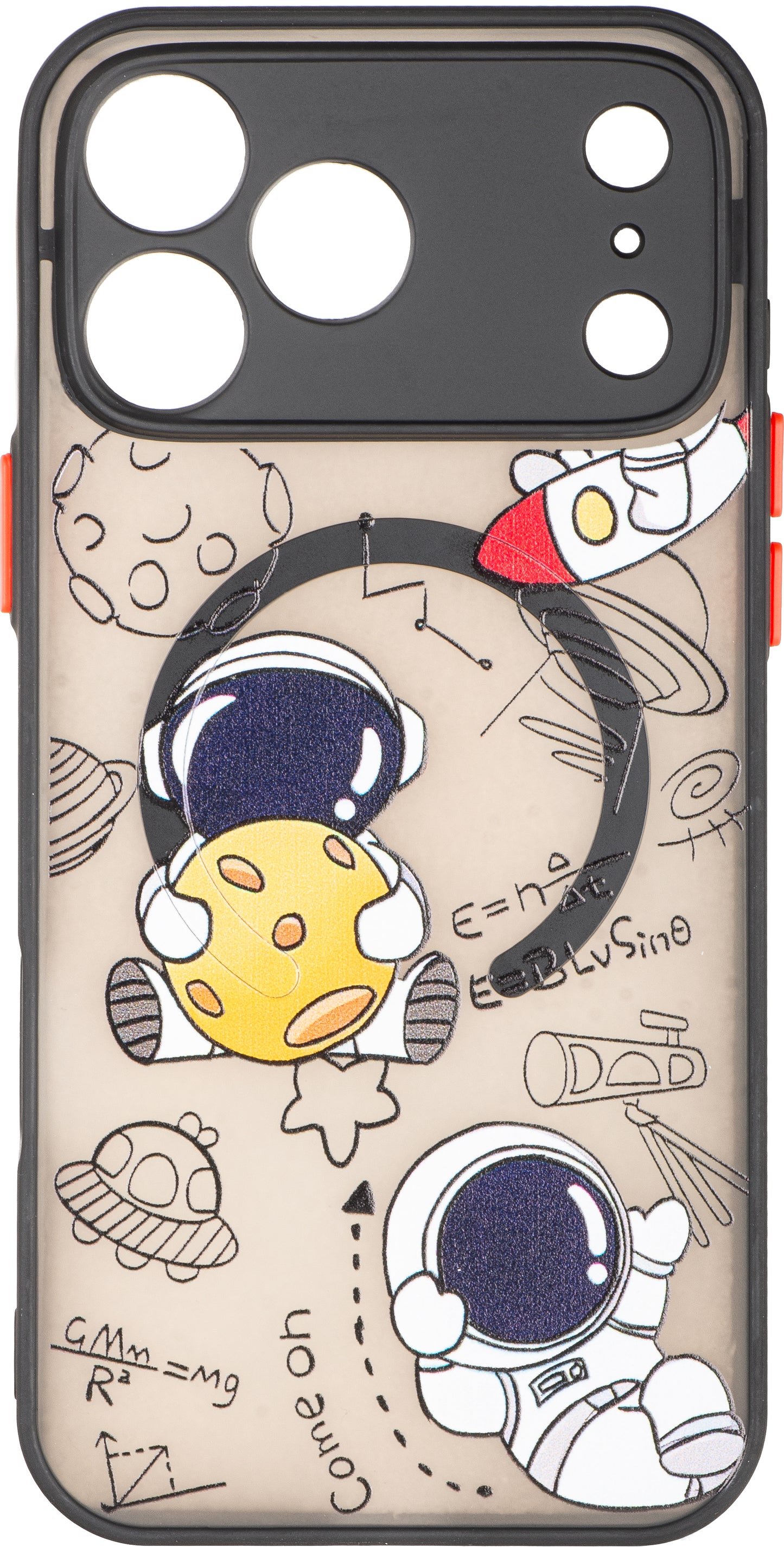Deksel for Apple iPhone 17 Pro Max, OEM, Hugging the Moon, Flerfarget