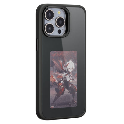 Deksel for Apple iPhone 14 Pro Max, OEM, Tilpasset E-Ink-skjerm, Svart