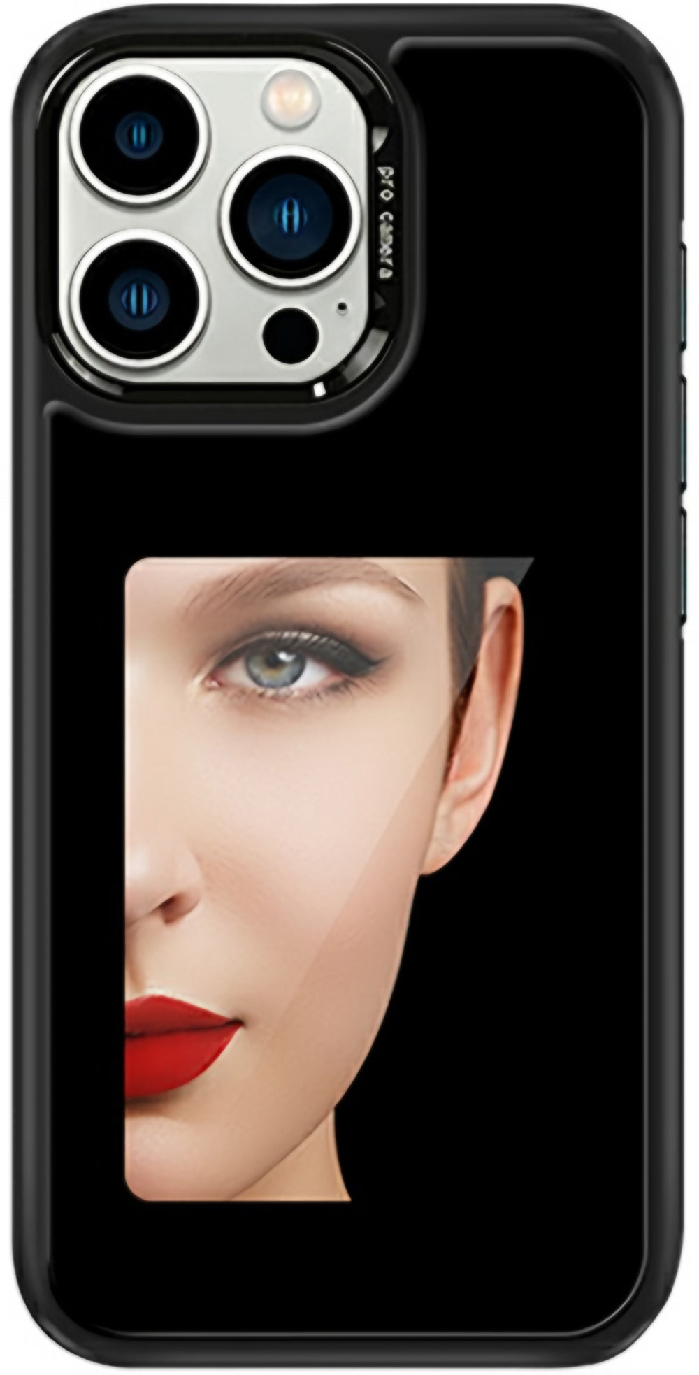 Deksel for Apple iPhone 16 Pro Max, OEM, Tilpasset E-Ink-skjerm (4 tommer), Svart