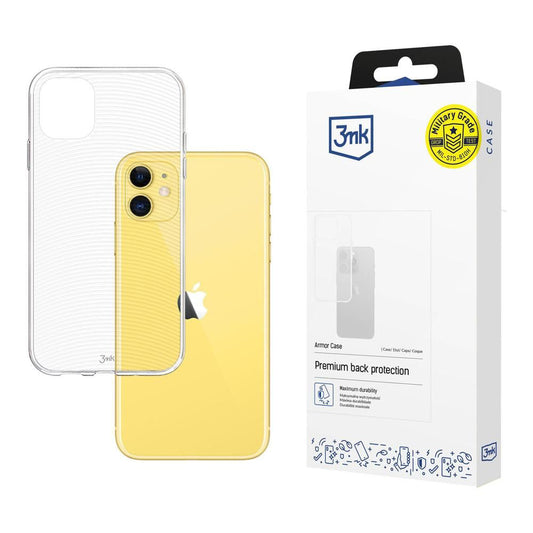 Deksel for Apple iPhone 11, 3MK, Armor, Transparent