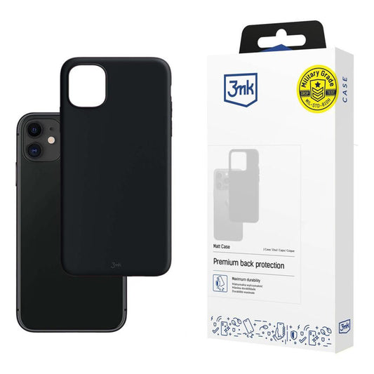 Deksel for Apple iPhone 11, 3MK, Matt svart