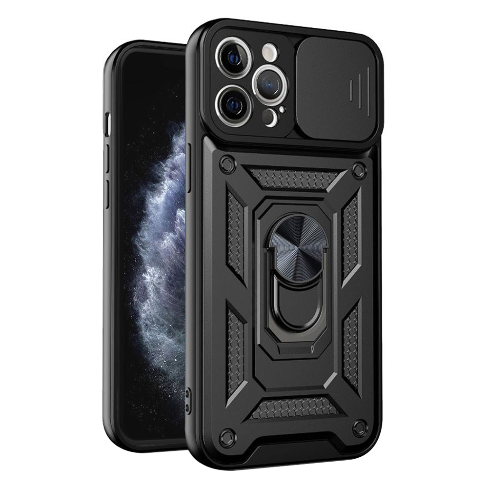Deksel for Apple iPhone 11 Pro Max, Techsuit, CamShield, Svart