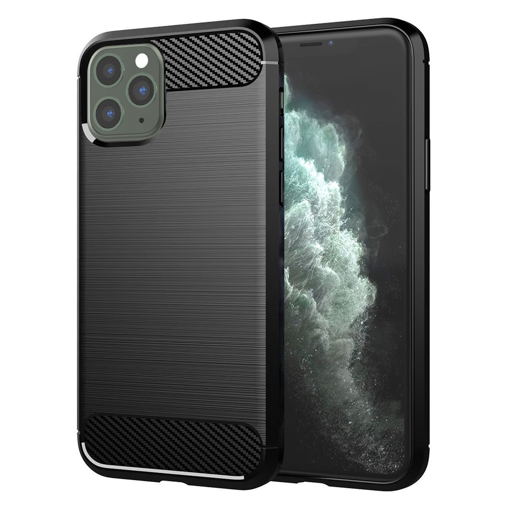 Deksel til Apple iPhone 11 Pro Max, Techsuit, Karbon, Svart