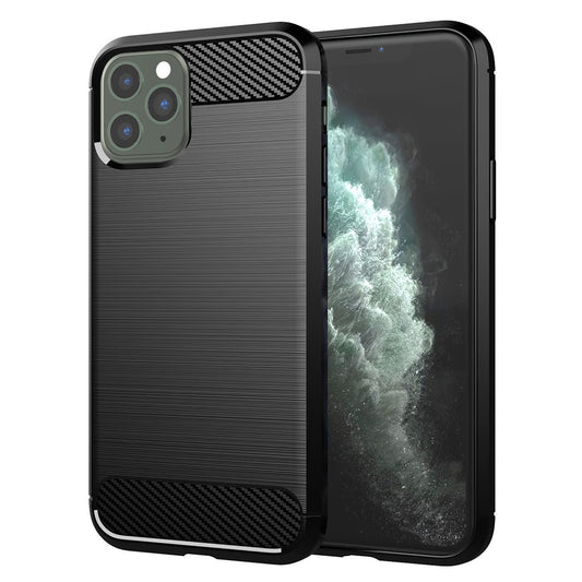 Deksel til Apple iPhone 11 Pro Max, Techsuit, Karbon, Svart