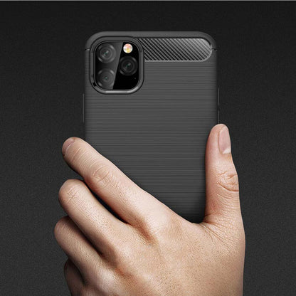 Deksel til Apple iPhone 11 Pro Max, Techsuit, Karbon, Svart