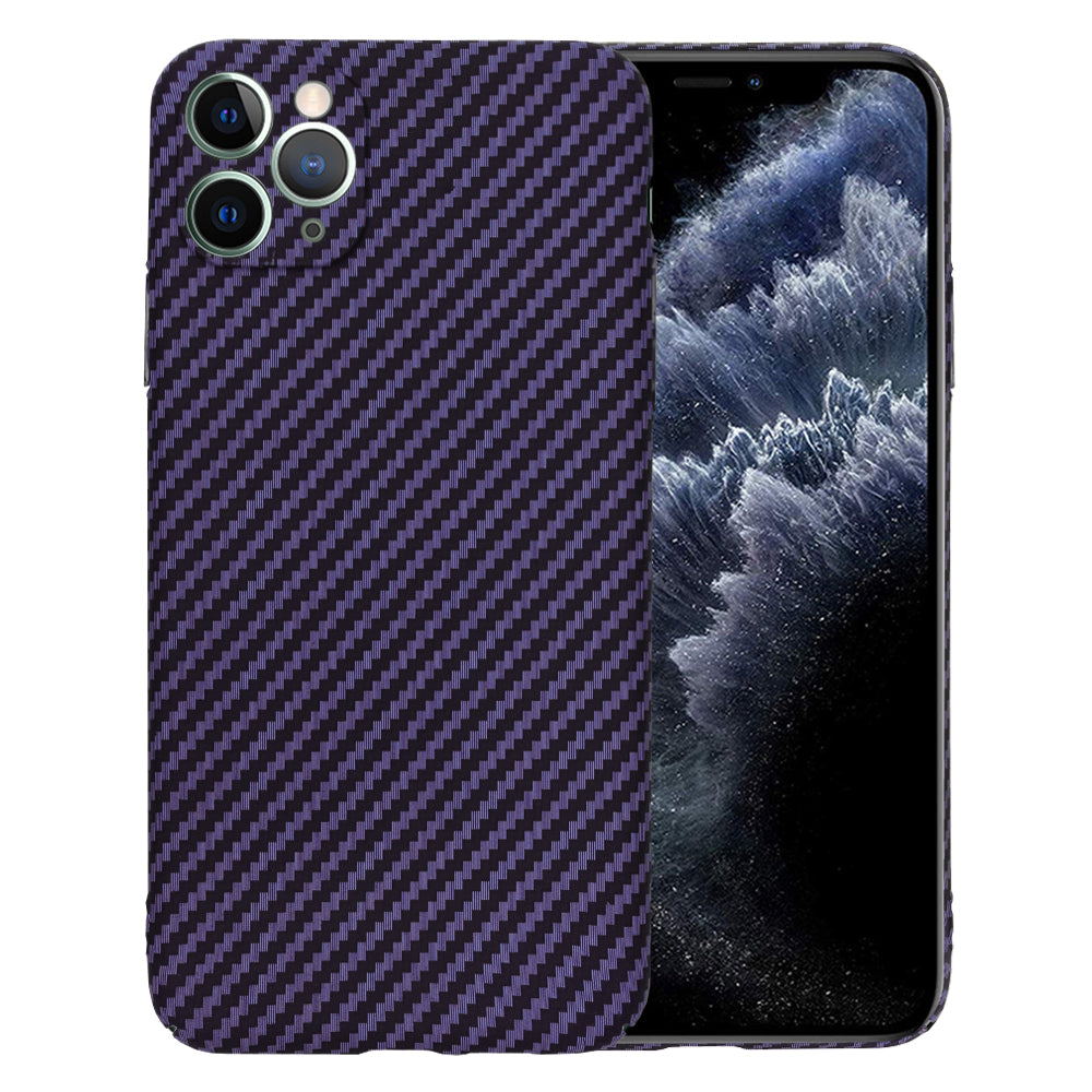 Deksel for Apple iPhone 11 Pro Max, Techsuit, Carbonite FiberShell, Lilla